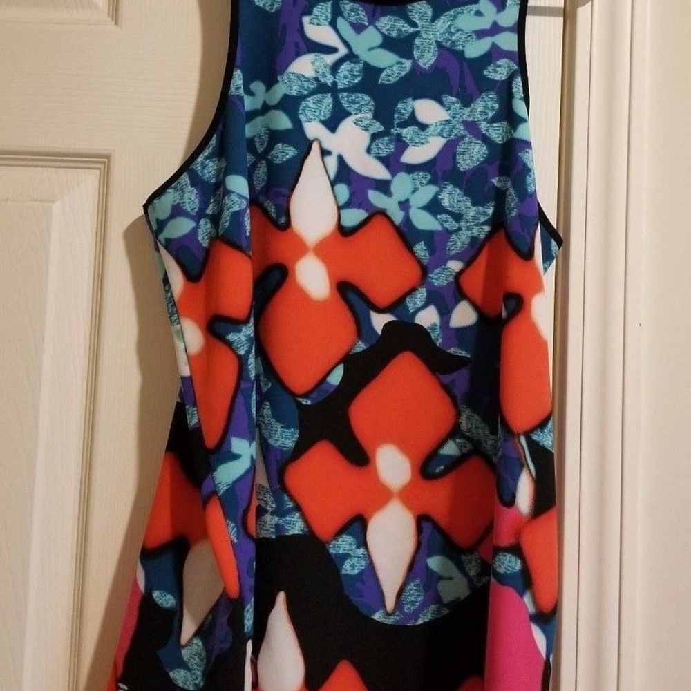 Peter Pilotto for Target Red Iris Print Floral S